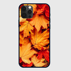 Чехол iPhone 12 Pro Осенние кленовые листья