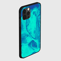 Чехол для iPhone 12 Pro Эффект размытых красок, цвет: 3D-черный — фото 2