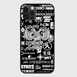 Чехол iPhone 12 Pro Киберсорт Россия герб