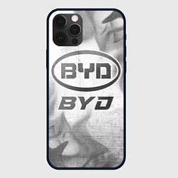 Чехол iPhone 12 Pro BYD - white gradient