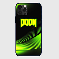 Чехол iPhone 12 Pro Doom абстракция кислотная