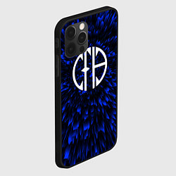Чехол для iPhone 12 Pro Pantera blue energy, цвет: 3D-черный — фото 2