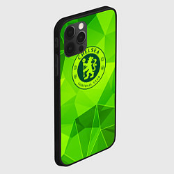 Чехол для iPhone 12 Pro Chelsea green poly, цвет: 3D-черный — фото 2