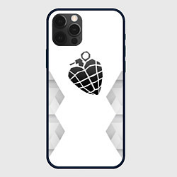 Чехол iPhone 12 Pro Green Day white poly