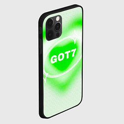 Чехол для iPhone 12 Pro Got7 сердце, цвет: 3D-черный — фото 2