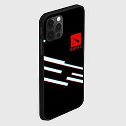 Чехол для iPhone 12 Pro DOTA2 lines, цвет: 3D-черный — фото 2