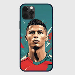Чехол iPhone 12 Pro Футболист Рональдо