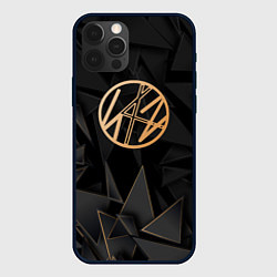 Чехол для iPhone 12 Pro Stray Kids golden poly, цвет: 3D-черный