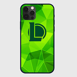 Чехол iPhone 12 Pro League of Legends green poly