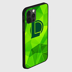 Чехол для iPhone 12 Pro League of Legends green poly, цвет: 3D-черный — фото 2