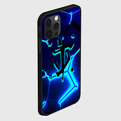 Чехол для iPhone 12 Pro Doom плиты, цвет: 3D-черный — фото 2
