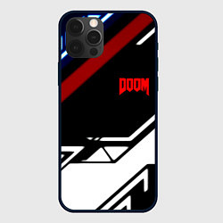 Чехол iPhone 12 Pro Doom steel geometry