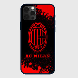 Чехол iPhone 12 Pro AC Milan - red gradient