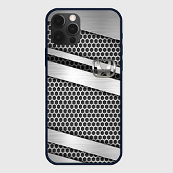 Чехол iPhone 12 Pro Honda metal steel