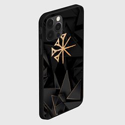 Чехол для iPhone 12 Pro Nightwish golden poly, цвет: 3D-черный — фото 2