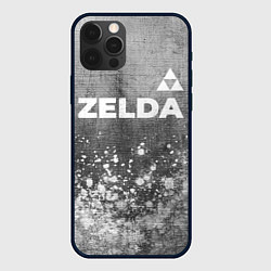 Чехол iPhone 12 Pro Zelda - grey gradient посередине