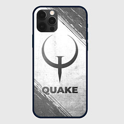 Чехол для iPhone 12 Pro Quake - white gradient, цвет: 3D-черный