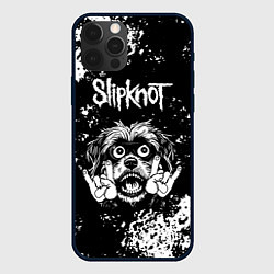 Чехол iPhone 12 Pro Slipknot рок пес