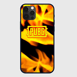 Чехол iPhone 12 Pro PUBG fire steel