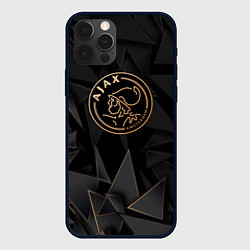 Чехол для iPhone 12 Pro Ajax golden poly, цвет: 3D-черный