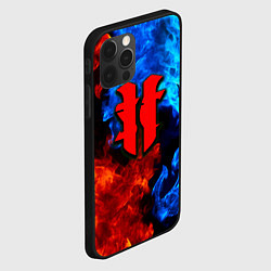 Чехол для iPhone 12 Pro Starcraft fire steel, цвет: 3D-черный — фото 2