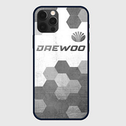 Чехол iPhone 12 Pro Daewoo - white gradient посередине