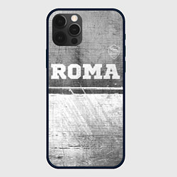 Чехол для iPhone 12 Pro Roma - grey gradient посередине, цвет: 3D-черный