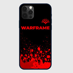 Чехол для iPhone 12 Pro Warframe - red gradient посередине, цвет: 3D-черный