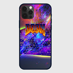 Чехол iPhone 12 Pro Doom abstraction mars