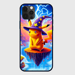 Чехол iPhone 12 Pro Pikachu in a stargazers hat