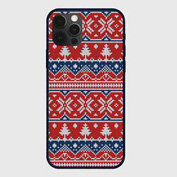 Чехол iPhone 12 Pro New year pattern