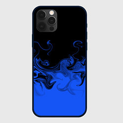 Чехол iPhone 12 Pro Абстрактный синий огонь