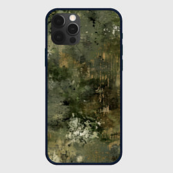 Чехол iPhone 12 Pro Камуфляж с потертостями