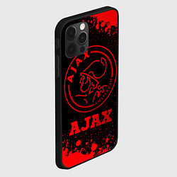Чехол для iPhone 12 Pro Ajax - red gradient, цвет: 3D-черный — фото 2