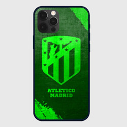 Чехол iPhone 12 Pro Atletico Madrid - green gradient