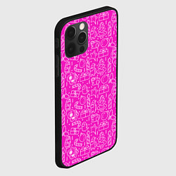 Чехол для iPhone 12 Pro Амонг ас - паттерн, цвет: 3D-черный — фото 2