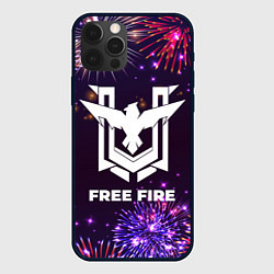 Чехол iPhone 12 Pro Праздничный Free Fire