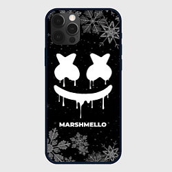 Чехол iPhone 12 Pro Снежный Marshmello