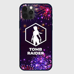 Чехол iPhone 12 Pro Праздничный Tomb Raider