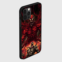 Чехол для iPhone 12 Pro Веном в плену Карнажа, цвет: 3D-черный — фото 2