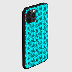 Чехол для iPhone 12 Pro Новогодние звери, цвет: 3D-черный — фото 2