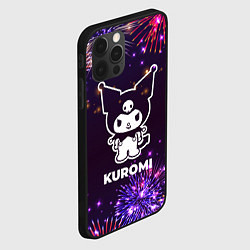 Чехол для iPhone 12 Pro Праздничный Kuromi, цвет: 3D-черный — фото 2