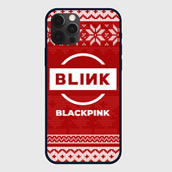 Чехол iPhone 12 Pro Новогодний Blackpink