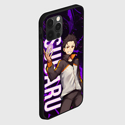 Чехол для iPhone 12 Pro Субару Re:Zero, цвет: 3D-черный — фото 2