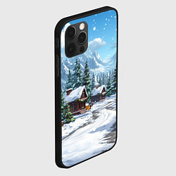 Чехол для iPhone 12 Pro Новогоднее настроение, цвет: 3D-черный — фото 2