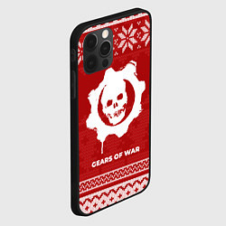 Чехол для iPhone 12 Pro Новогодний Gears of War, цвет: 3D-черный — фото 2