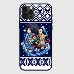 Чехол iPhone 12 Pro Demon slayer sweater