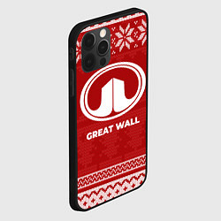 Чехол для iPhone 12 Pro Новогодний Great Wall, цвет: 3D-черный — фото 2