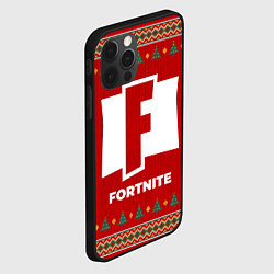 Чехол для iPhone 12 Pro Fortnite new year, цвет: 3D-черный — фото 2