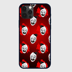 Чехол для iPhone 12 Pro Funny clown Art in blood, цвет: 3D-черный